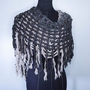 Boho Fringe Infinity Loop Scarf/Wrap - Ombre